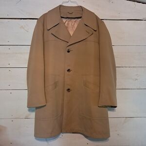 Best Coat Co. Season Mate All Weather Trench Coat Khaki Tan Thick Lining 44R